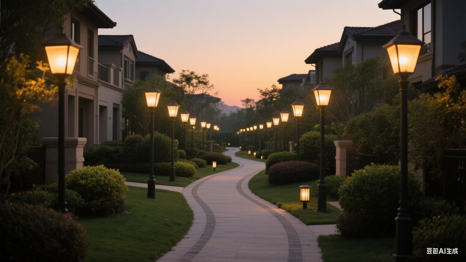 高杆庭院灯适用场景